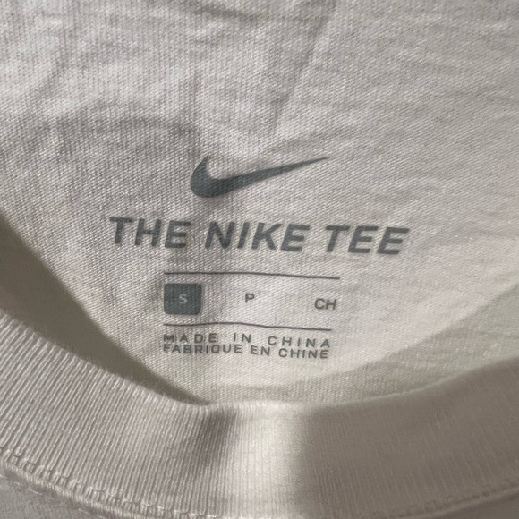 Nike White Tee with Vibrant Logo - Picture 2 of 3